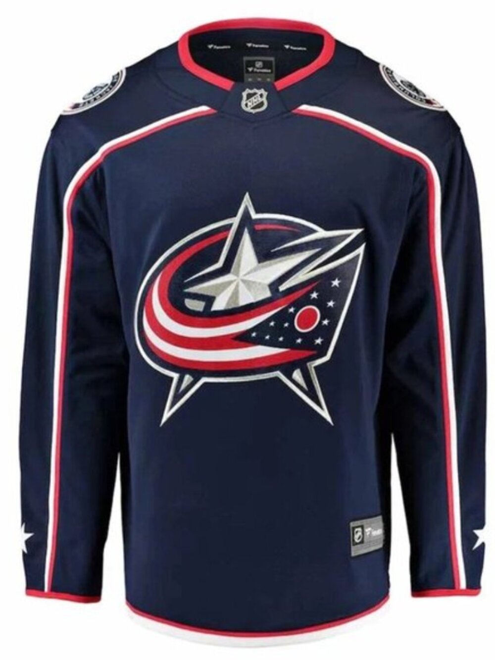Columbus Blue Jackets NHL Hockey Stitched Fanatics Youth Jersey Boys L/XL 18-20